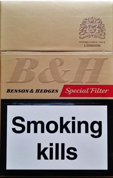 Benson & Hedges Special Filter Cigarettes